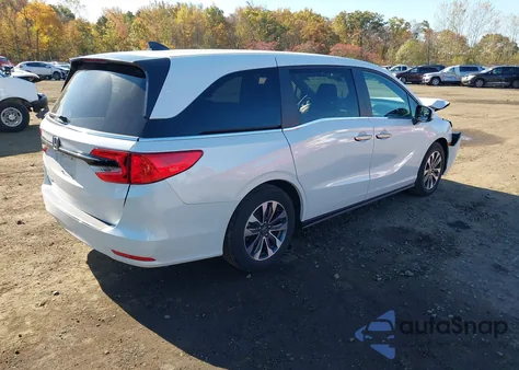 2023 Honda Odyssey Ex-L из США, поврежденный, VIN 5FNRL6H6XPB079926